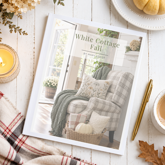 White Cottage Fall Book