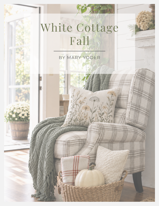 White Cottage Fall | Digital Ebook