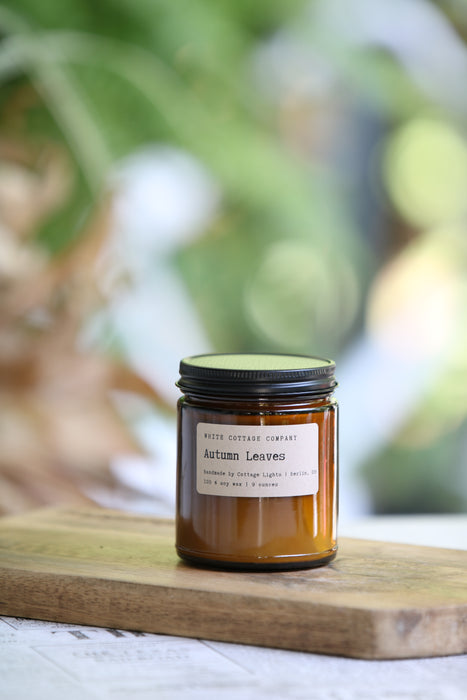 Fall Amber Jar Soy Candle (9 oz.)