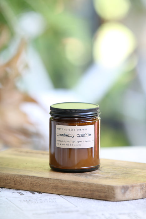 Fall Amber Jar Soy Candle (9 oz.)