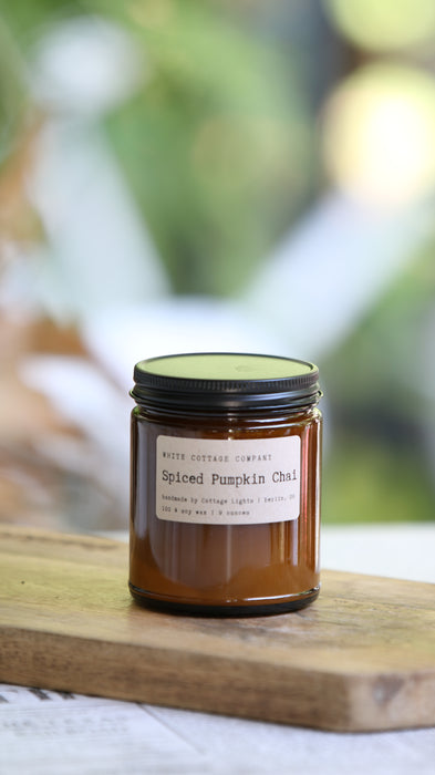 Fall Amber Jar Soy Candle (9 oz.)