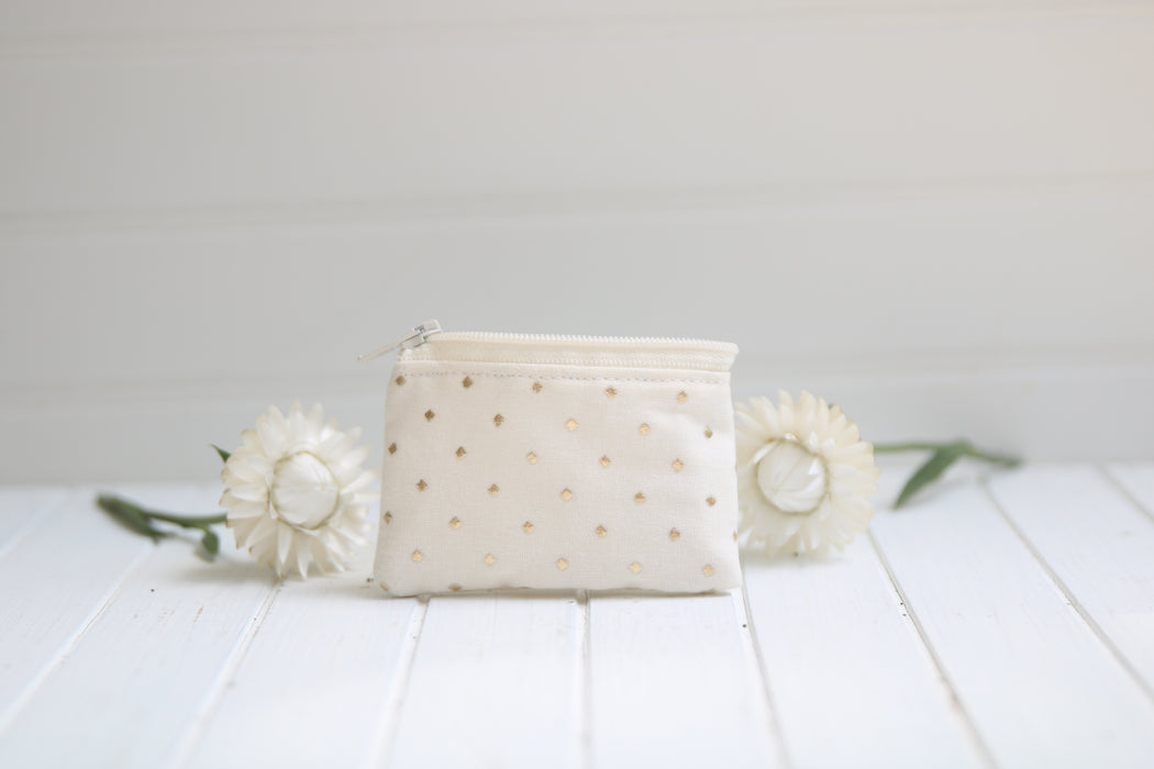 Handmade Zipper Pouch - Small