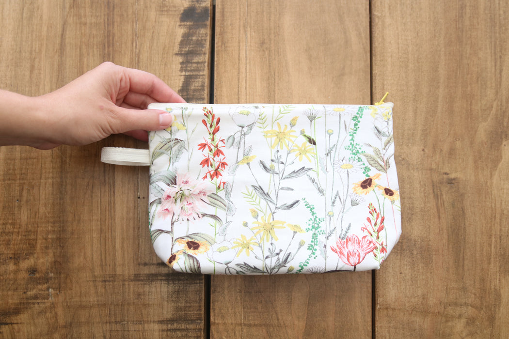 Handmade Zipper Pouch - Large