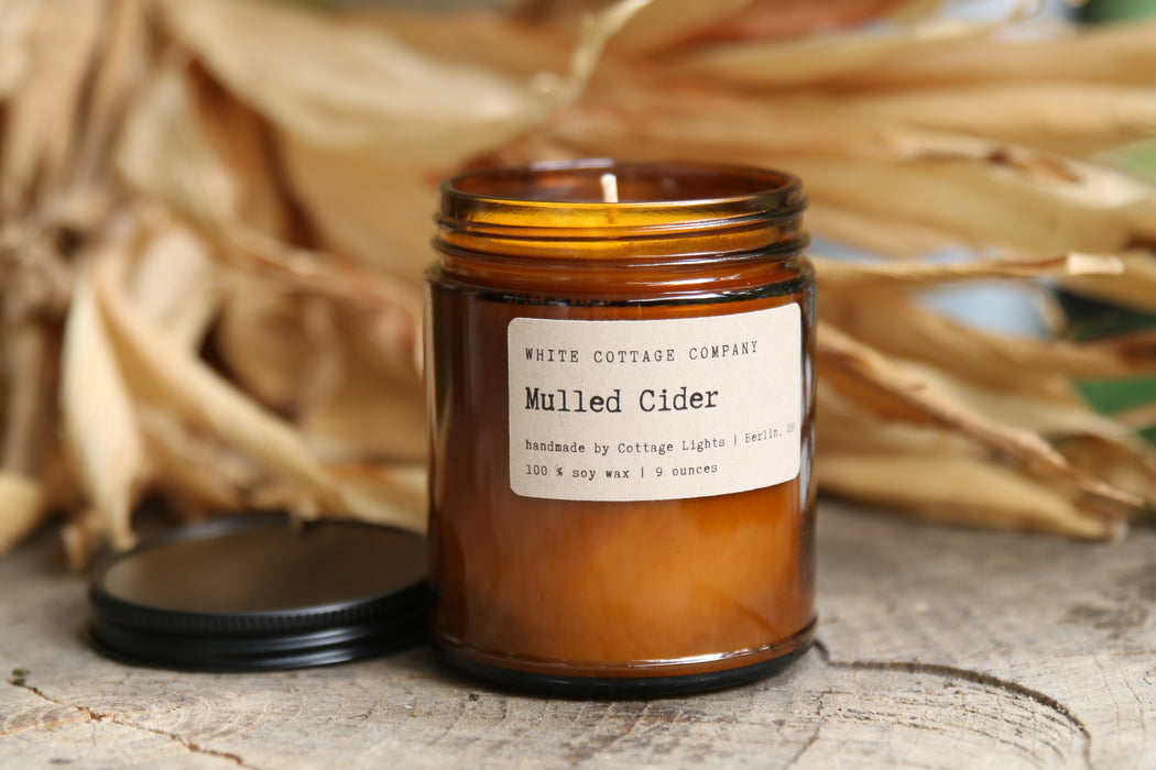 Fall Amber Jar Soy Candle (9 oz.)