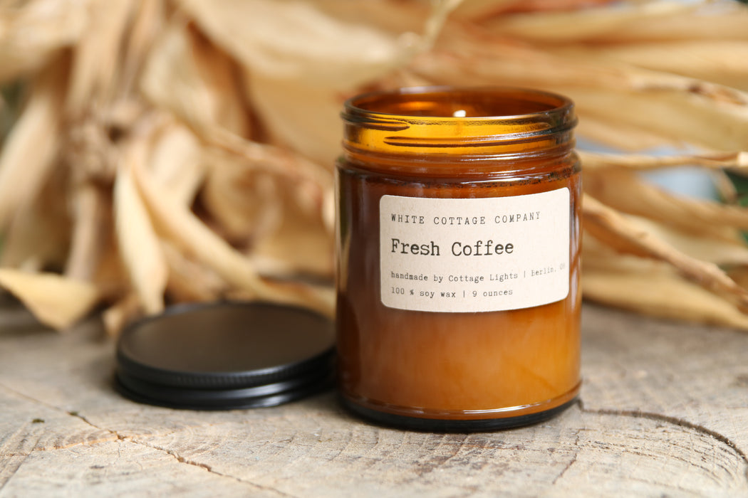 Fall Amber Jar Soy Candle (9 oz.)