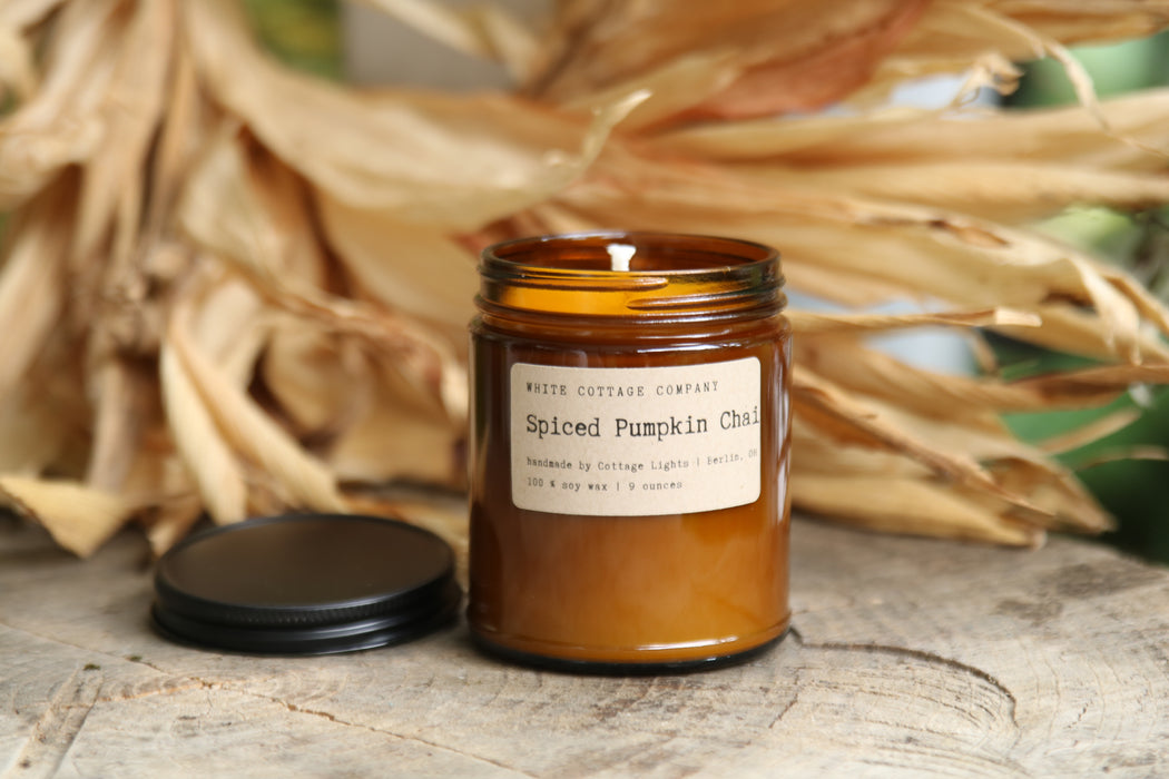 Fall Amber Jar Soy Candle (9 oz.)