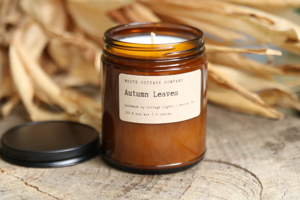 Fall Amber Jar Soy Candle (9 oz.)