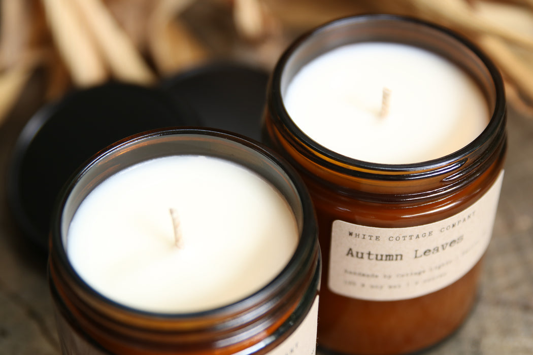 Fall Amber Jar Soy Candle (9 oz.)