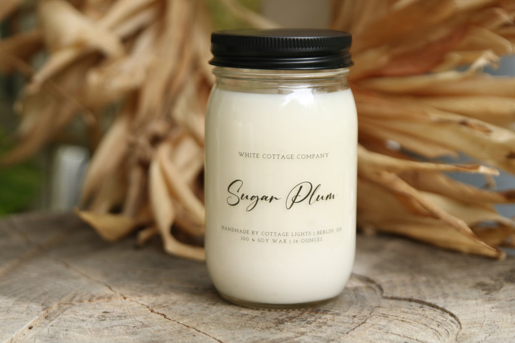 Hand-Poured Soy Wax Fall Candle (12 oz.)