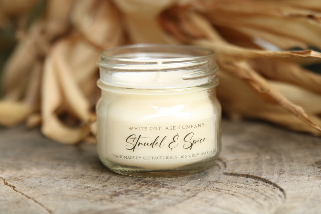 Hand-Poured Soy Wax Fall Candle (4 oz.)