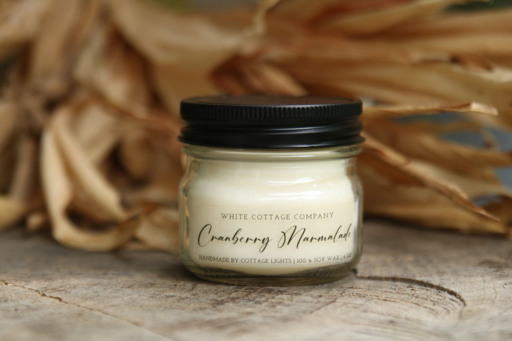 Hand-Poured Soy Wax Fall Candle (4 oz.)