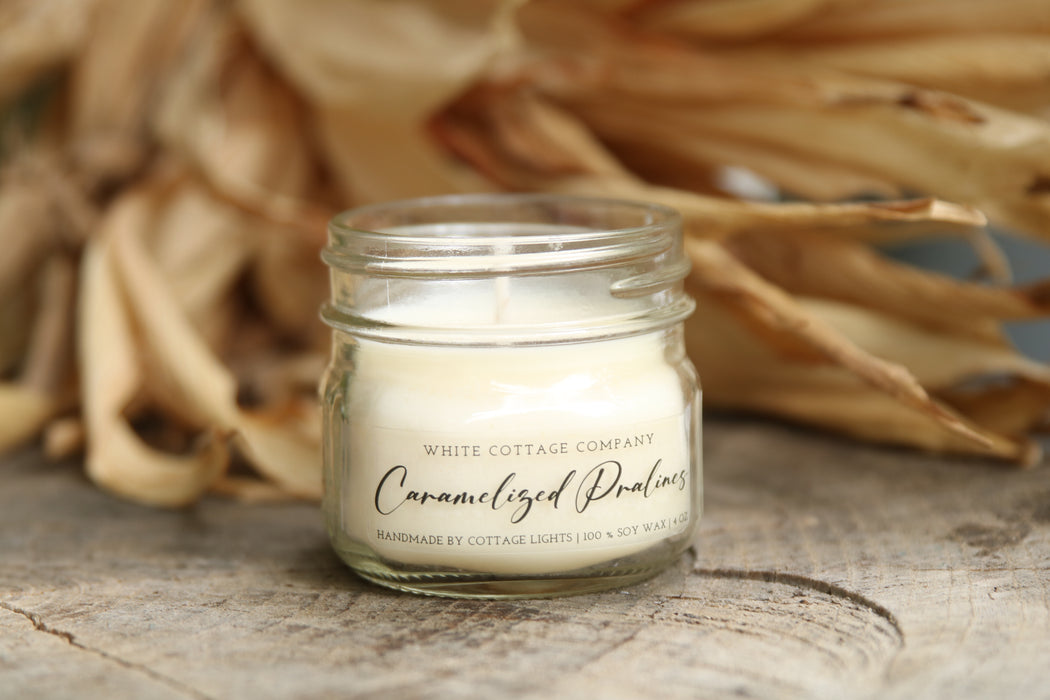 Hand-Poured Soy Wax Fall Candle (4 oz.)