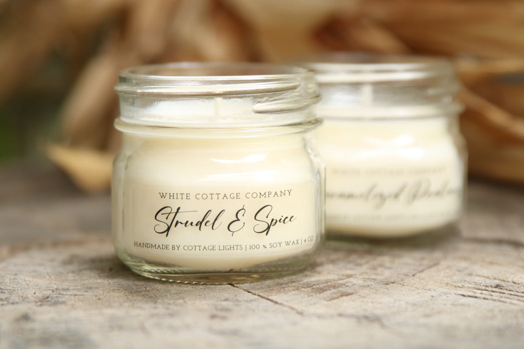 Hand-Poured Soy Wax Fall Candle (4 oz.)