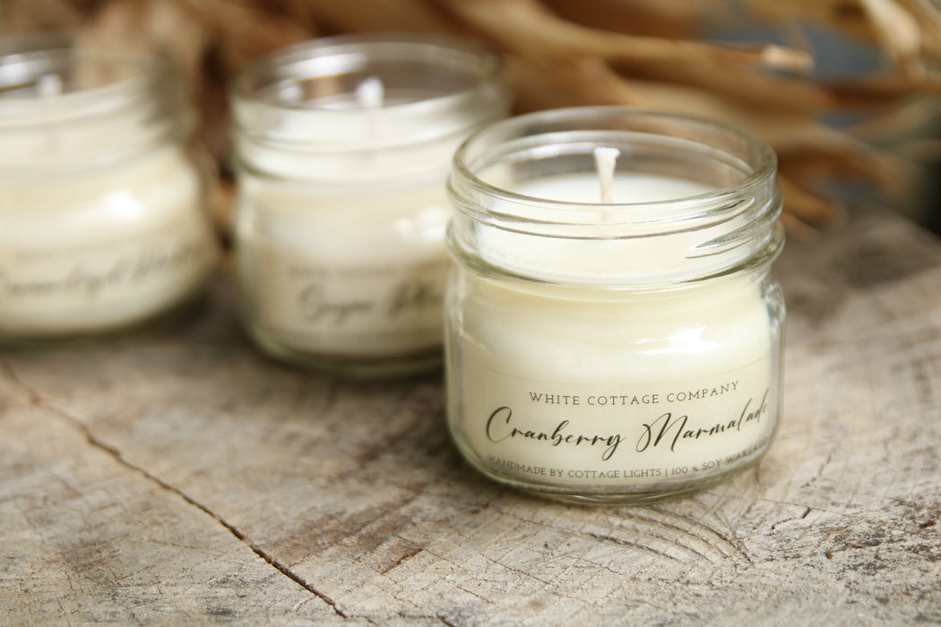 Hand-Poured Soy Wax Fall Candle (4 oz.)