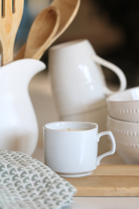 Recycled Teacup Candle - Fresh Coffee