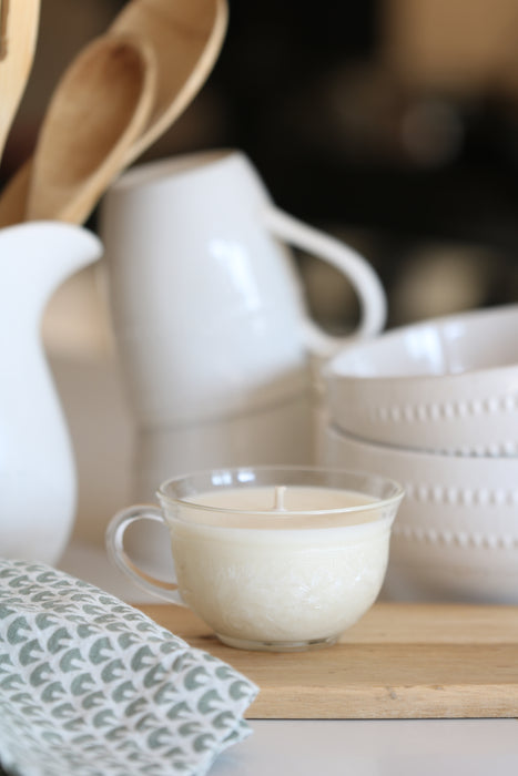 Recycled Teacup Candle - Fresh Coffee