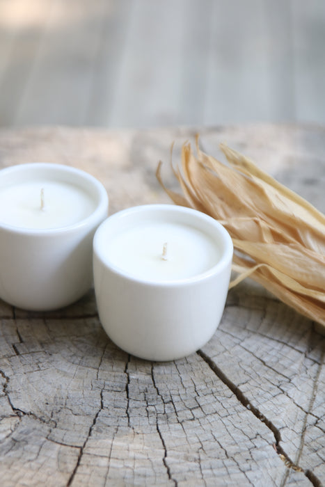 Recycled Teacup Candle - Spiced Pumpkin Chai