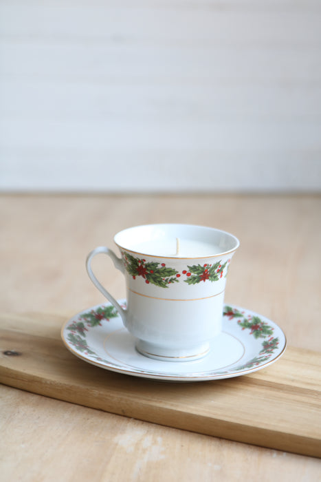 Recycled Teacup Candles