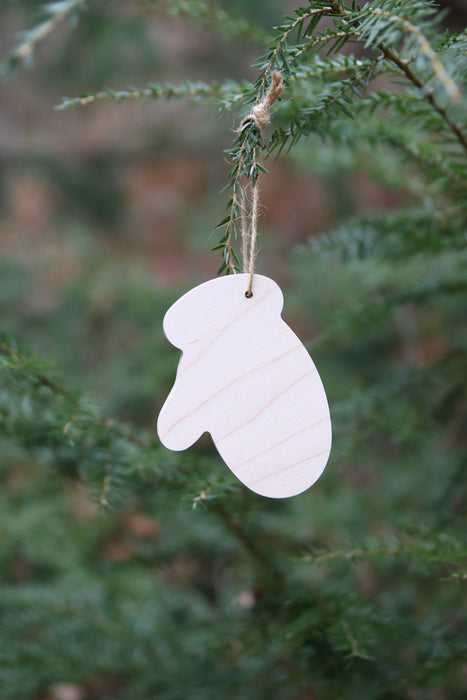 Wooden Ornament Set of 6