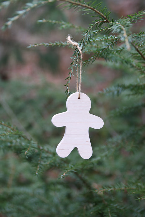 Wooden Ornament Set of 6