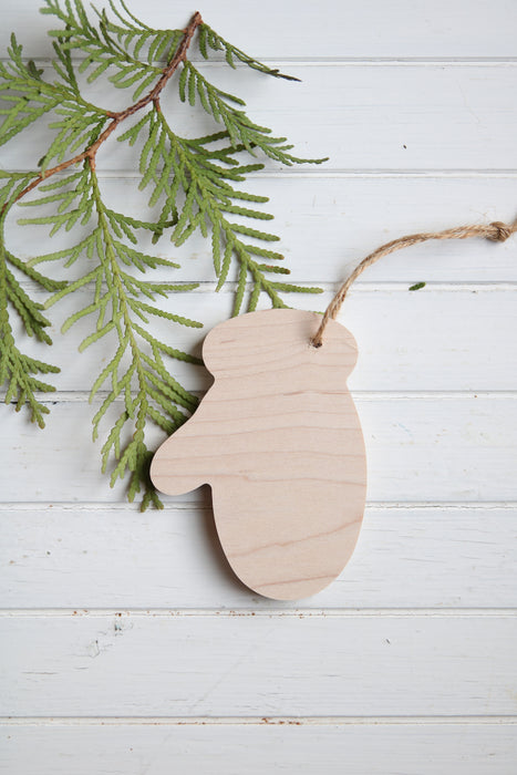 Wooden Ornament Set of 6