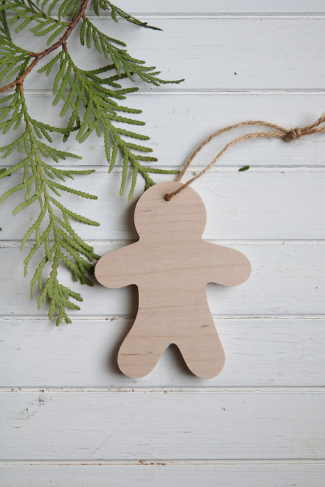 Wooden Ornament Set of 6