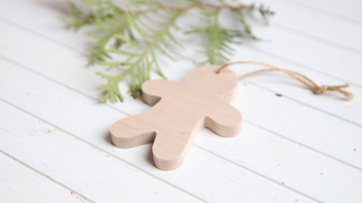 Wooden Ornament Set of 6