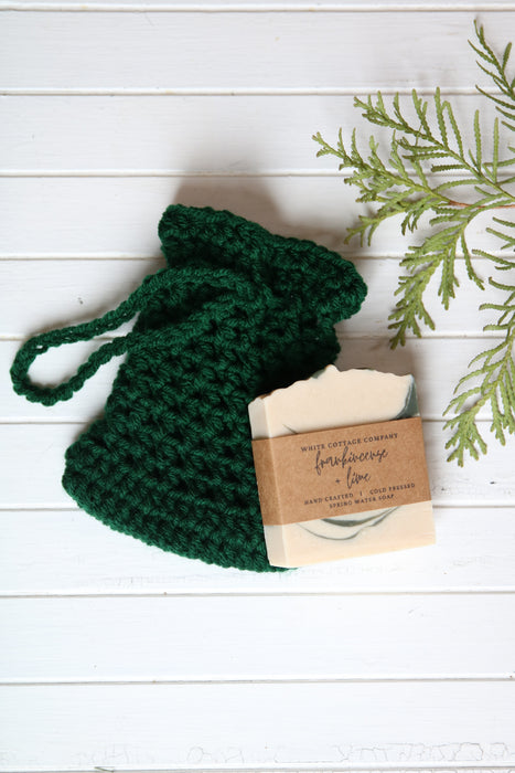 Crocheted Bag & Soap Bar Set