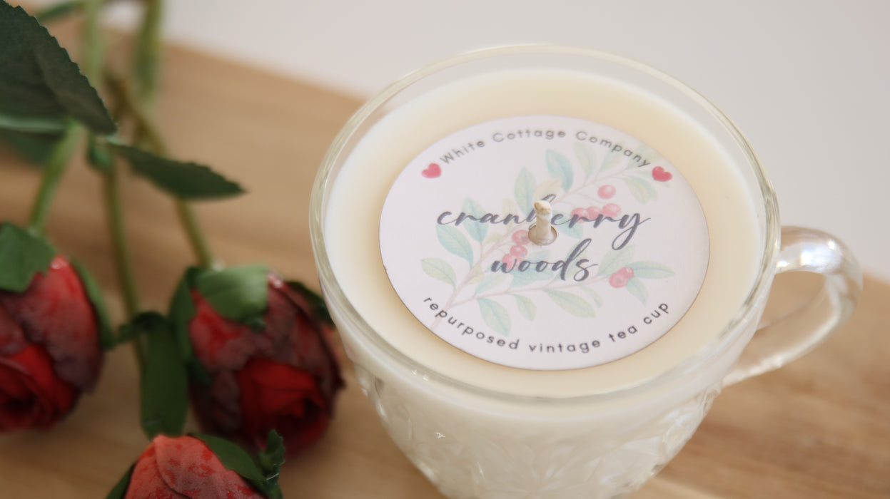 Recycled Teacup Candles