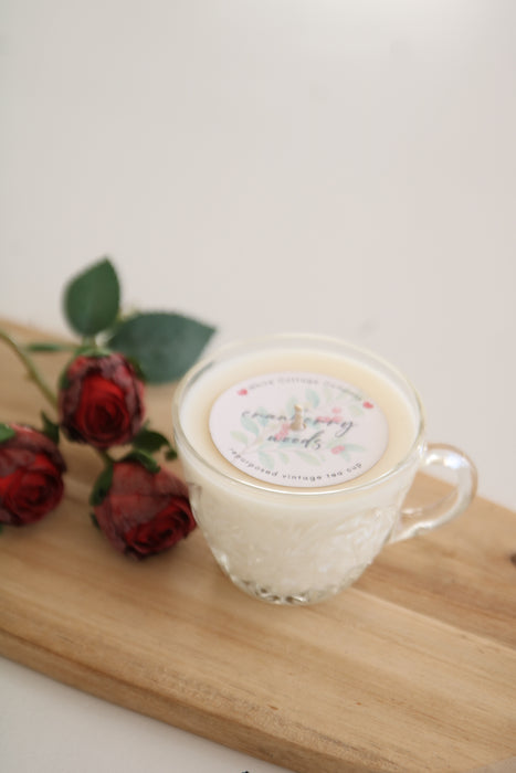 Recycled Teacup Candles