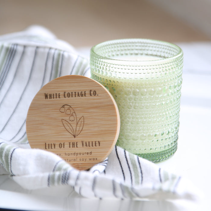 Colored Glass Jar Candles