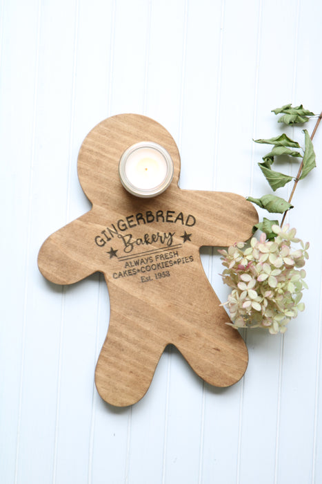 Wooden Gingerbread Man