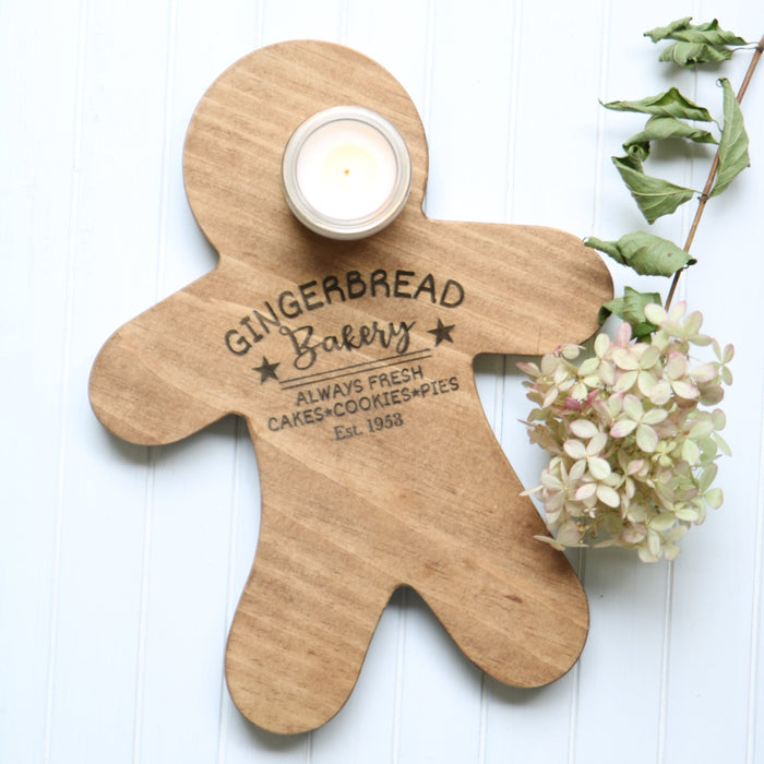 Wooden Gingerbread Man