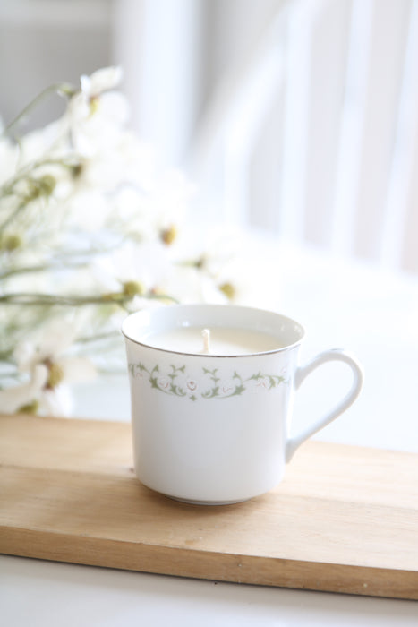 Recycled Teacup Candles