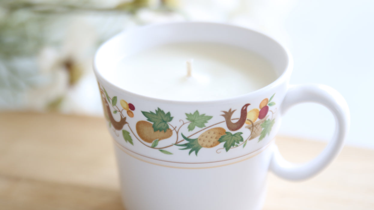 Recycled Teacup Candles