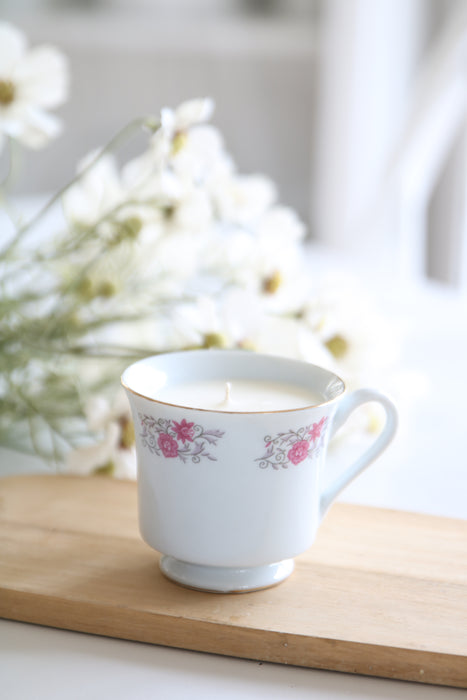 Recycled Teacup Candles