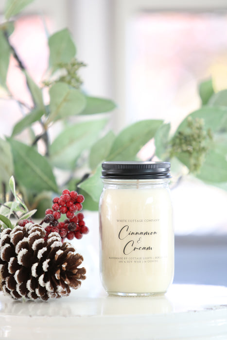 Hand-Poured Soy Wax Christmas Candle (12 oz.)