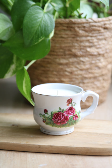 Recycled Teacup Candles