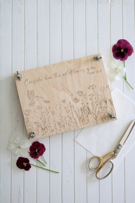 Wooden Flower Press