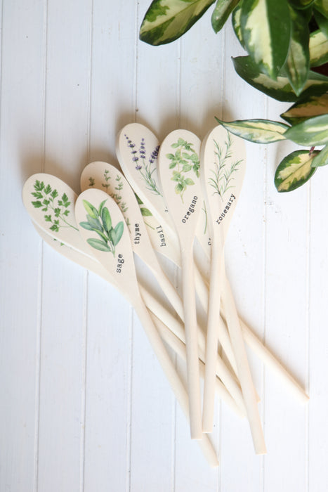 Wooden Spoon Herb Stakes