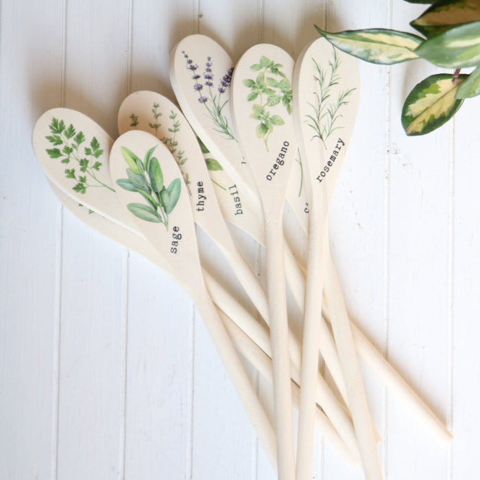 Wooden Spoon Herb Stakes