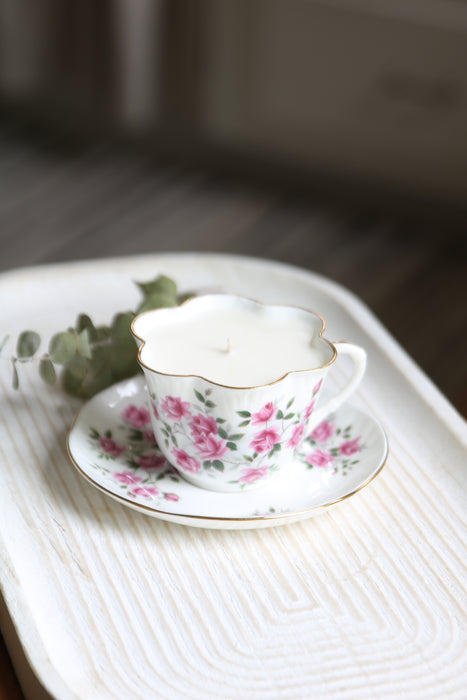 Recycled Teacup Candles