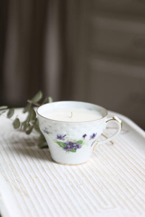 Recycled Teacup Candles
