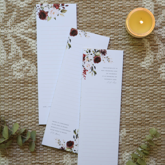 3 x 9 Inch Notepads