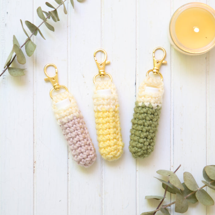 Crocheted Chapstick Pouch