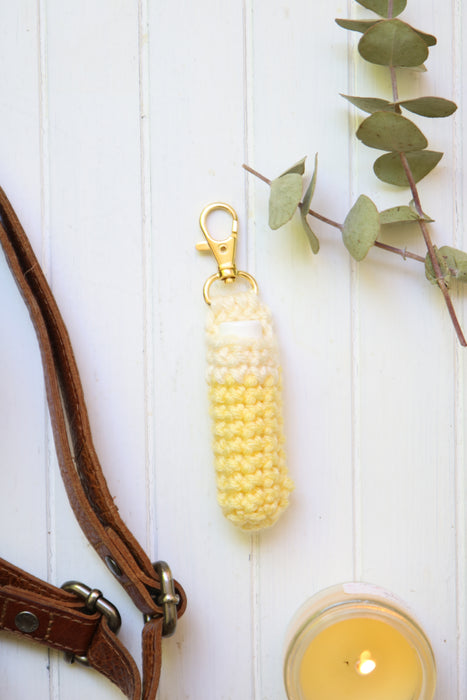 Crocheted Chapstick Pouch