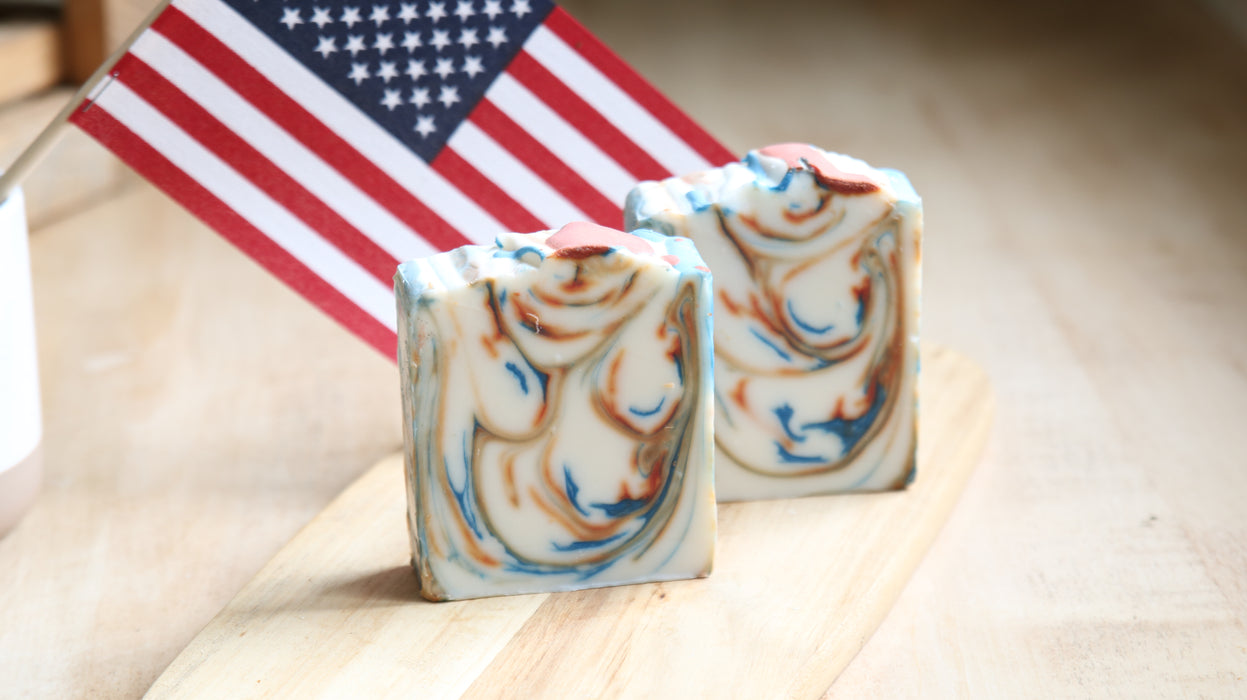 Fourth of July Handmade Soap
