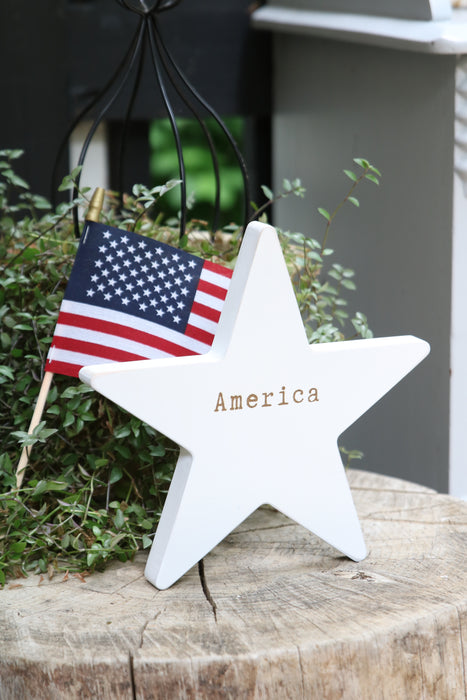 Wooden America Star