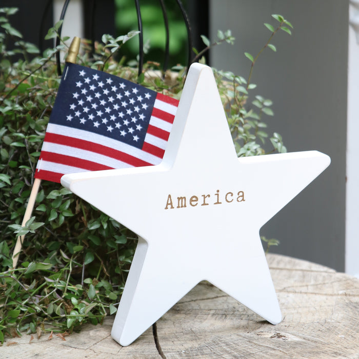 Wooden America Star