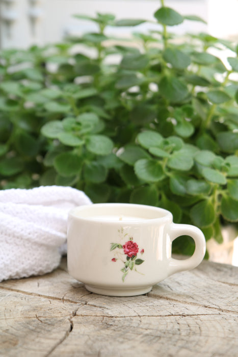 Recycled Teacup Candles